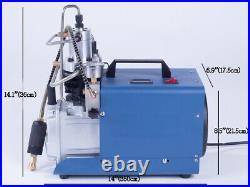 110V 30MPA Electric Air Compressor 4500PSI High Pressure Air Pump Water Cooling