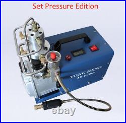 110V 30MPA High Pressure PCP Compressor Electric Air Pump Set Pressure 1800W