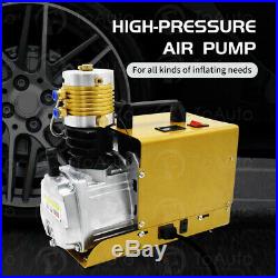 110V Auto Shut down 30MPa Air Compressor Pump PCP Electric 4500PSI High Pressure
