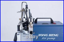 110V Electric Air Compressor 300BAR 4500PSI High Pressure Air Pump Airgun Scuba