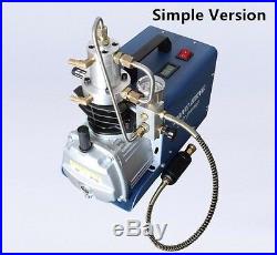 110V PCP 300bar 4500psi Electric Air Pump High Pressure Paintball Air Compressor