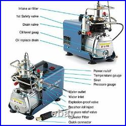 110V PCP Air Compressor, Pressure Preset, Auto-stop, High Pressure Air