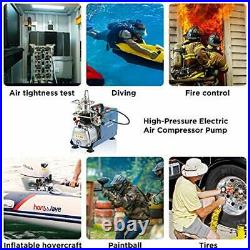 110V PCP Air Compressor, Pressure Preset, Auto-stop, High Pressure Air