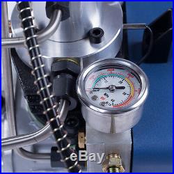 110V PCP Electric Air Pump High Pressure Paintball Air Compressor 300bar 4500psi