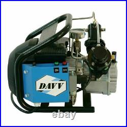 110v/60hz Automatic High Pressure Air Compressor For PCP Paintball Tank 4500Psi