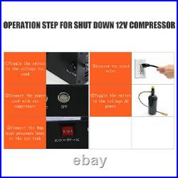 12V/110V/220V PCP Air Compressor 30Mpa/4500Psi Auto-Stop High Pressure Air Rifle