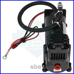 12V 200 PSI black air compressor for Train Horn High Pressure Air Suspension Kit