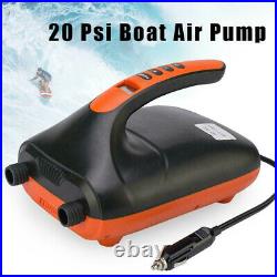 12V 20PSI Digital Electric Air Pump High Pressure Dual Inflatable SUP Paddle