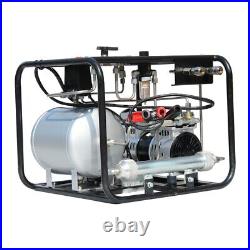 12V DC High Pressure Air Compressor For Divers Diving Breathing WithHose+Regulator