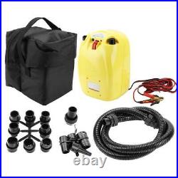 12V Portable Electric High Pressure Air Pump for Inflatable Canoe Boat Kayak