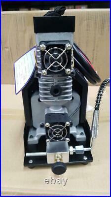 12v PCP Air Compressor scuba 30mpa 4500psi high pressure with 110v transformer