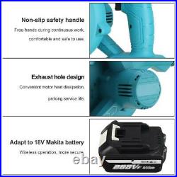1500W Cordless Air Leaf Blower Blowing Suction Dust Cleaner For Makita Battery