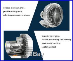 180W High-pressure Fan Vortex Vacuum Pump Air Pump Industrial Vacuum cleaner