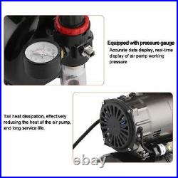 1/5Hp Airbrush Air Compressors High-Pressure Pump Tattoo Manicure Spraying EU HG