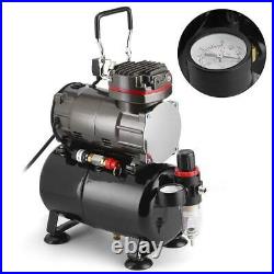 1/5Hp Airbrush Air Compressors High-Pressure Pump Tattoo Manicure Spraying EU HG