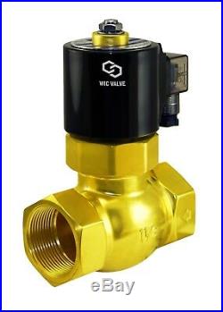 1.5 Inch Brass Electric High Pressure Steam Hot Water Solenoid Valve 24V AC