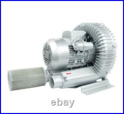 1.5kwith2HP single phase Vortex Air blower Gas pump High pressure suction Fan