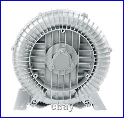 1.5kwith2HP single phase Vortex Air blower Gas pump High pressure suction Fan