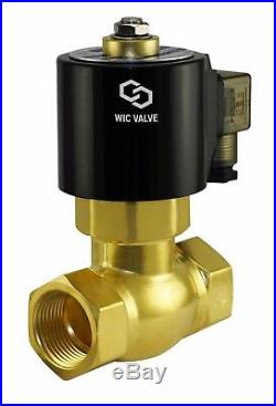 1 Inch Brass Hot Water Steam High Pressure Electric Solenoid Valve NC 24V AC