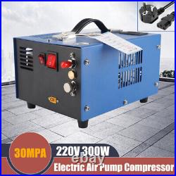 220V 30Mpa Air Pump Compressor Built-in High Pressure Manual-Stop Air Rifle 12V