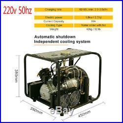 220V 50Hz High Pressure 30mpa Water Cooled Air Pump Compressor System New