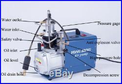 220V Adjustable Pressure 30Mpa 4500psi Air Pump High Pressure Air Compressor PCP