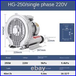 220V single phase High Pressure Blower Ring Vortex Blower High Prssure Air Pump
