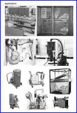 250W Industrial High Pressure Vortex Vacuum Pump 220V 1PH Dry Air Blower