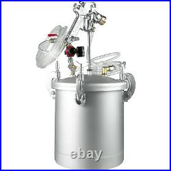 2.5 Gallon High Pressure Pot Paint Sprayer Commercial Automotive Industrial