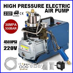 300BAR 30MPA 4500PSI High Pressure Air Compressor PCP Airgun Scuba Air Pump