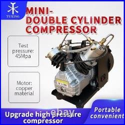 300bar 4500Psi Mini-pcp Air Compressor Double Cylinder High Pressure Pcp Pump