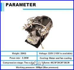 300bar 4500Psi Mini-pcp Air Compressor Double Cylinder High Pressure Pcp Pump