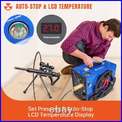 30MPA 4500PSI High Pressure Air Compressor Pump Electric PCP Auto Stop 110V/12V