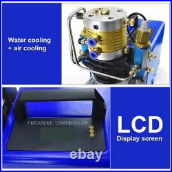 30MPA High Pressure Pump 4500PSI Air Compressor PCP Airgun LCD Display 110V/220V