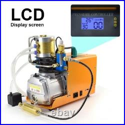 30MPA digital LCD screen High Pressure Air Compressor PCP Airgun Scuba Air Pump