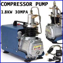 30MPa Air Compressor Pump 110V Electric High Pressure Rifle Stainless Steel
