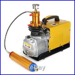 30MPa Air Compressor Pump 220V PCP Electric 4500PSI High Pressure Diving 80L/min