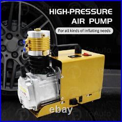30MPa Auto Shut down High Pressure Air Compressor Pump PCP 4500PSI car cylinder