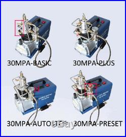 30MPa High Pressure PCP Air Compressor Pump Scuba Diving Inflator 220V 4500PSI