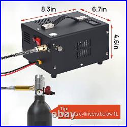 30Mpa High Pressure Air Pump Scuba PCP Compressor Manual-Stop 12V 110V 220V