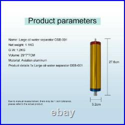 30Mpa Large Oil Water Separator 300bar High Pressure Air Compressor Pump Filter