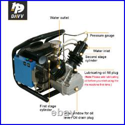 3HP High Pressure Air Compressor 4500Psi 2Cfm For PCP Paintball Tank Filling