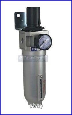 3/4 Industrial Grade High Flow Particulate Filter Water Trap Pressure Regulator