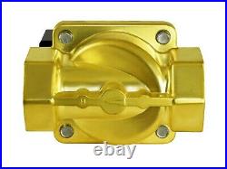 3/8 Normally Open High Pressure 188 PSI Brass Electric Solenoid Valve 24V DC