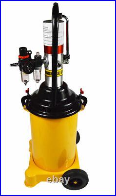 3 Gallon Air Pneumatic Compressed Grease Pump Injector High Pressure Filler NEW