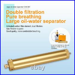4500PSI 30Mpa High Pressure PCP Air Compressor Oil-Water Separator Filter +Horse