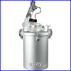 4 Gallon 3.5mm High Pressure Pot Paint Sprayer Wood Coating 15L Industrial