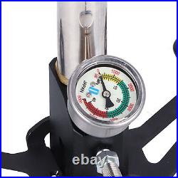 4 Stage High Pressure Pump Hand PCP Air Rifle Filling Stirrup Inflator 4500psi
