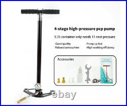 4 Stage PCP Pump 300bar 30mpa 4500psi Air Paintball High Pressure Rifle Hunting