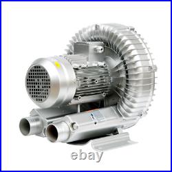 550W 380V 3PH Industrial High Pressure Vortex Vacuum Pump Dry Air Blower Cleaner
